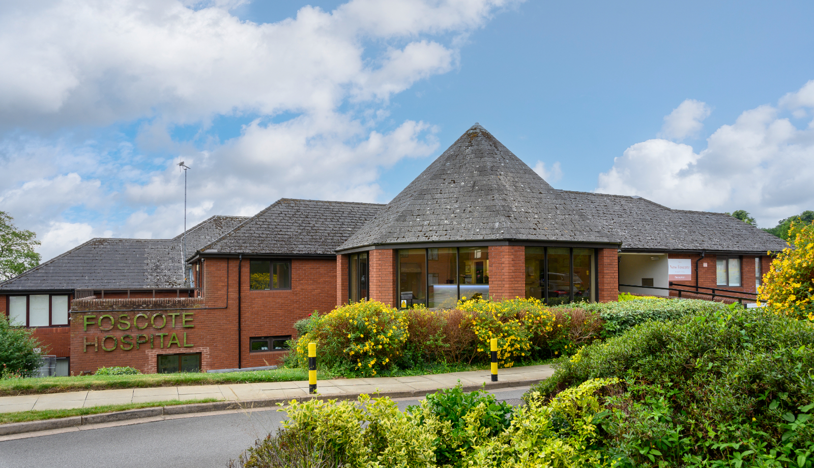 Exterior of The New Foscote Hospital from the main car park